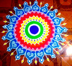 Rangoli Diwali the festival of lights