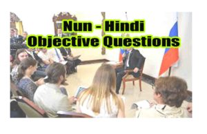 hindi objective questions answers