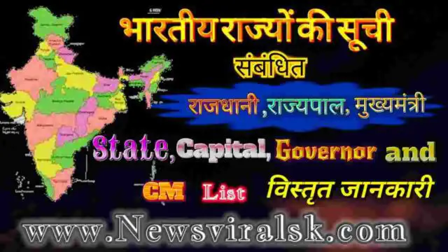 All states capital list
