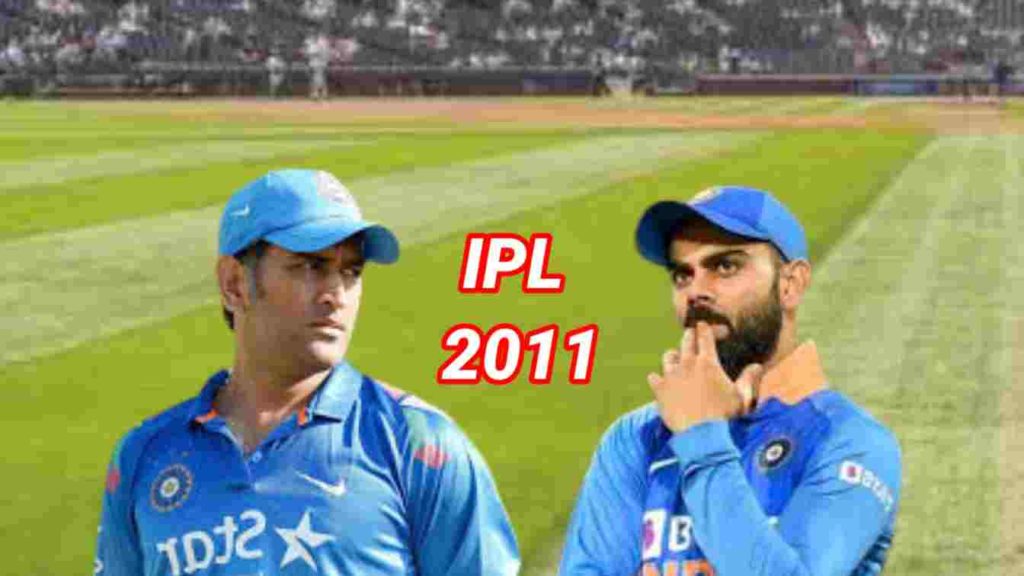 Dhoni Virat Kohli IPL 2011