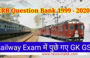 RRB Question Bank 1999-2020 Railway  GK GS