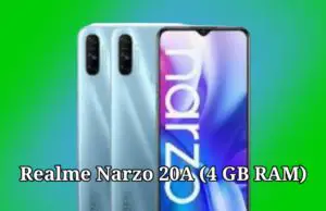 Realme Narzo 20A full specification and price in India