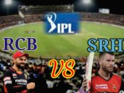 IPL 2021 RCB VS SRH