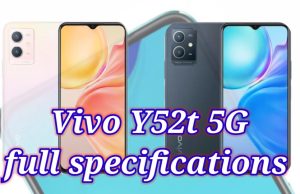 Vivo Y52t 5G full specifications
