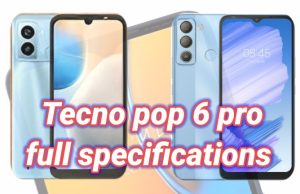 Tecno Pop 6 Pro full details