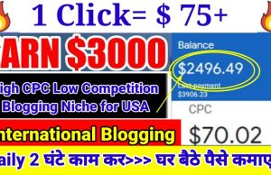High CPC Low Competition Blogging Niche for USA