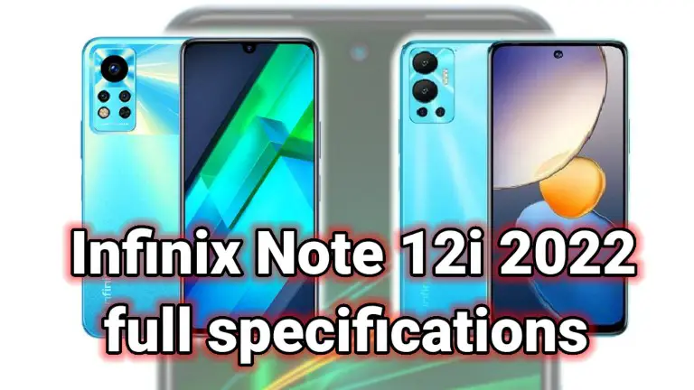 Infinix Note 12i 2022 full specifications