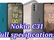 Nokia C31 full specifications