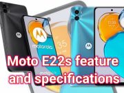 Moto E22s feature and specifications