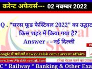 Daily Current Affairs pdf Download 02 November 2022