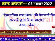 Daily Current Affairs pdf Download 08 November 2022