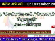 Daily Current Affairs pdf Download 02 December 2022