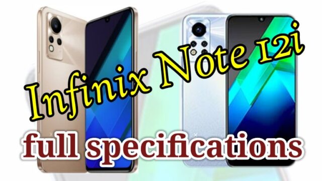 Infinix Note 12i price