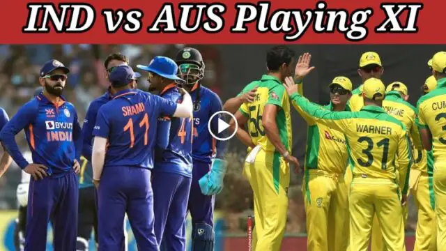 IND vs AUS 1st ODI playing 11