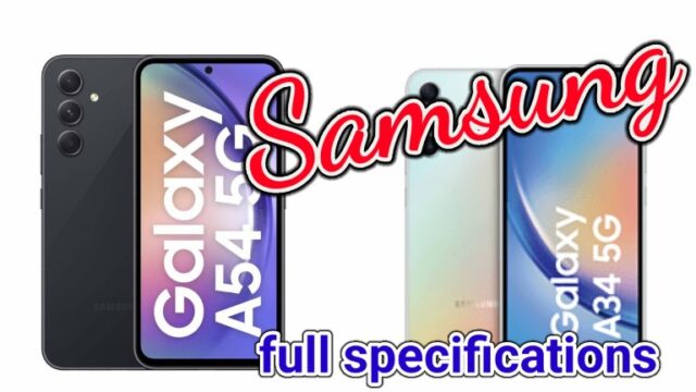 Samsung Galaxy A54 and A34 5G price