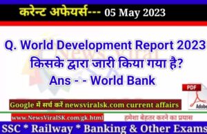 Daily Current Affairs pdf Download 05 May 2023