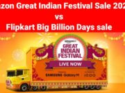 Amazon Great Indian Festival Sale 2023 vs Flipkart Big Billion Days sale