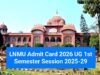 LNMU Admit Card 2026 UG 1st Semester Session 2025-29