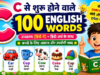 C Letter English Vocabulary for Kids Pronunciation और हिंदी अर्थ के साथ