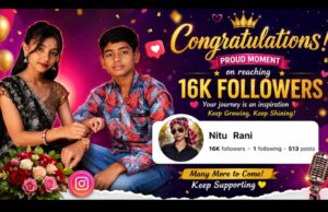 Congratulations Nitu Rani: नीतू रानी को 16K फॉलोअर्स पूरे होने पर हार्दिक बधाई