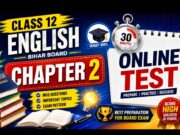 12th English online Test Prose chapter 2 objective