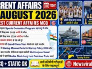 Current Affairs Today | 31 August 2026 Current Affairs | Latest Current Affairs MCQ & Static GK
