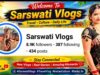 Congratulations Sarswati Vlogs